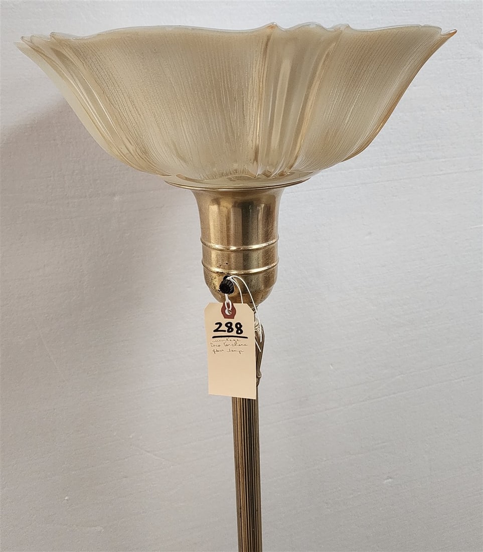 Vintage Deco Torchere Floor Lamp (1 of 5)