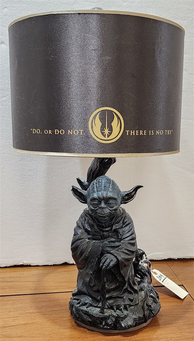 Yoda Table Lamp "Do Or Do Not, There Is No Try" 2' H: Yoda Table Lamp "Do Or Do Not, There Is No Try" 2' H
