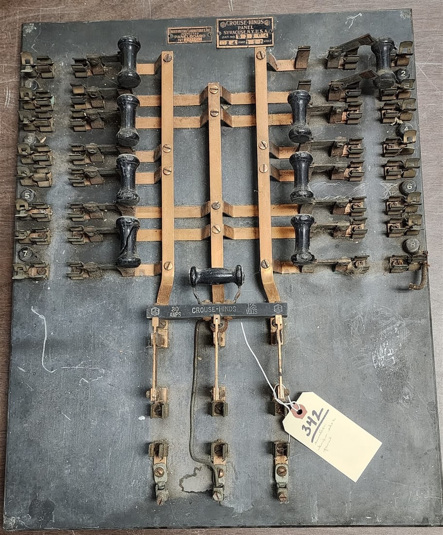 Crouse-Hinds Electric Knife Panel