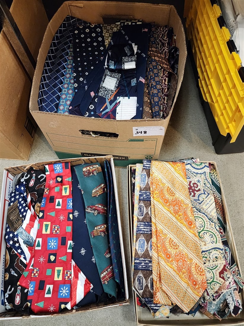3 Bx's Vintage Mens Ties (1 of 5)