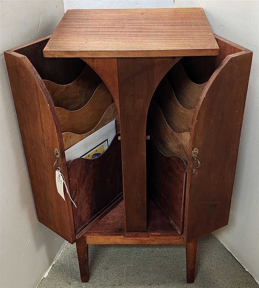 Vintage Mahogany 2 Door Sheet Music Cabinet 38 1/2" H X 18" W X 15" D: Vintage Mahogany 2 Door Sheet Music Cabinet 38 1/2" H X 18" W X 15" D