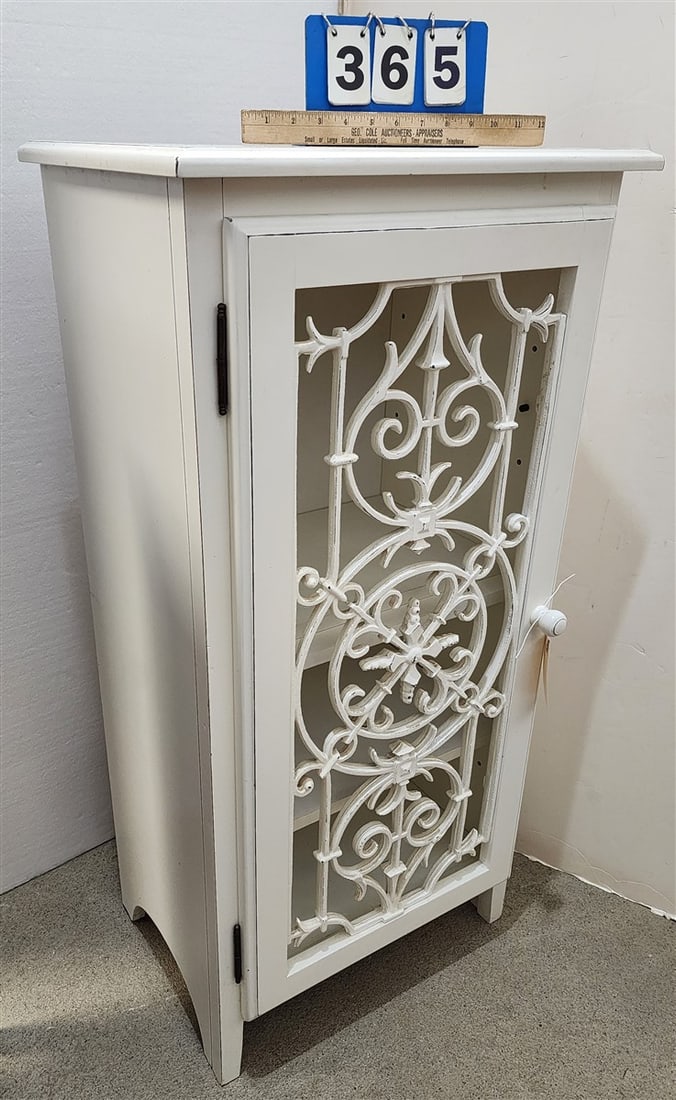 1 Door Painted Cabinet w/Grill Front: 1 Door Painted Cabinet w/Grill Front
