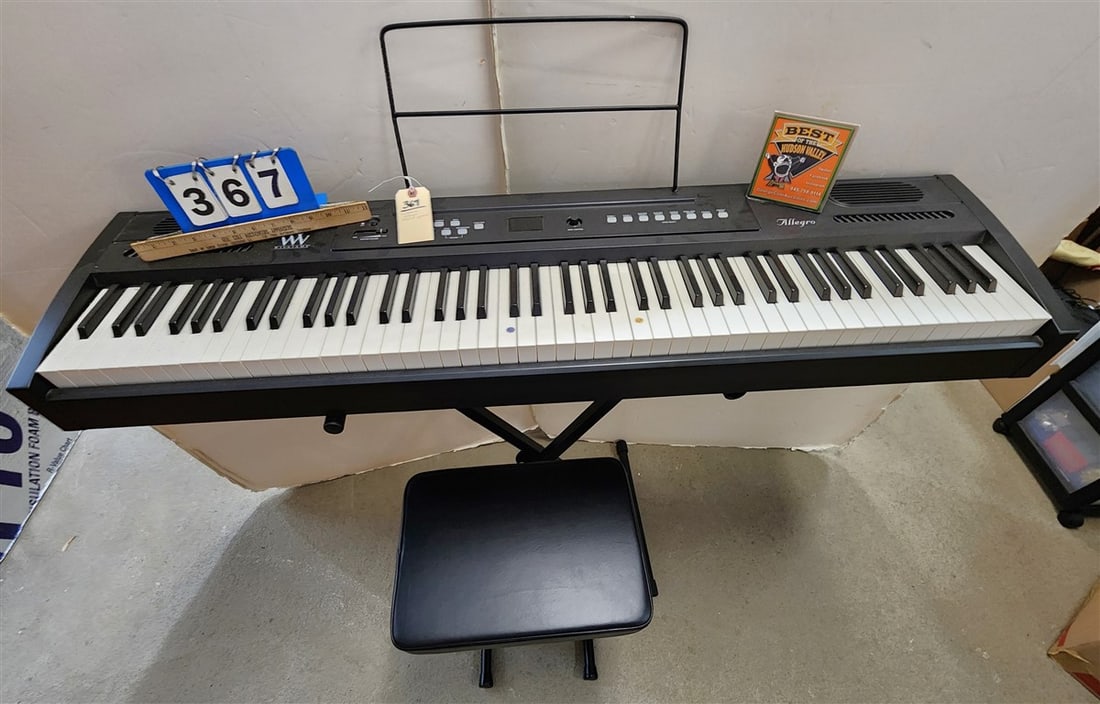 Williams Allegro Digital Piano w/Stand & Bench: Williams Allegro Digital Piano w/Stand & Bench