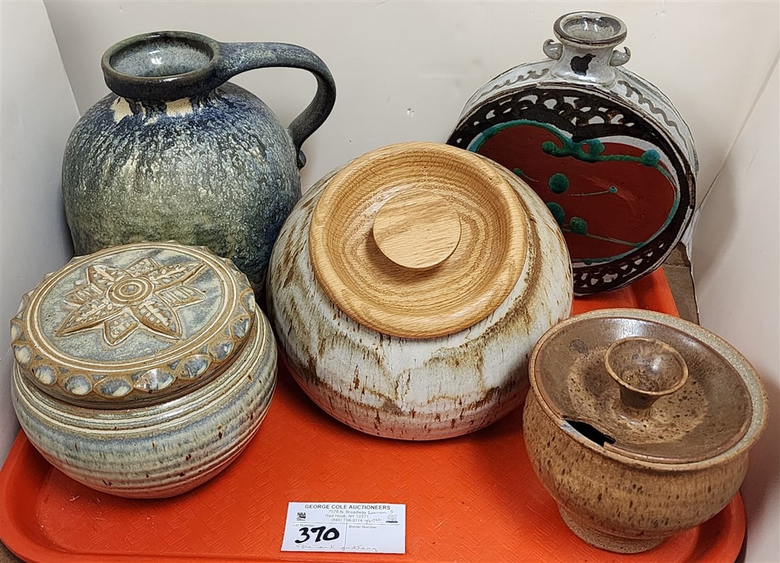 5 Pcs. Art Pottery (1 of 1)