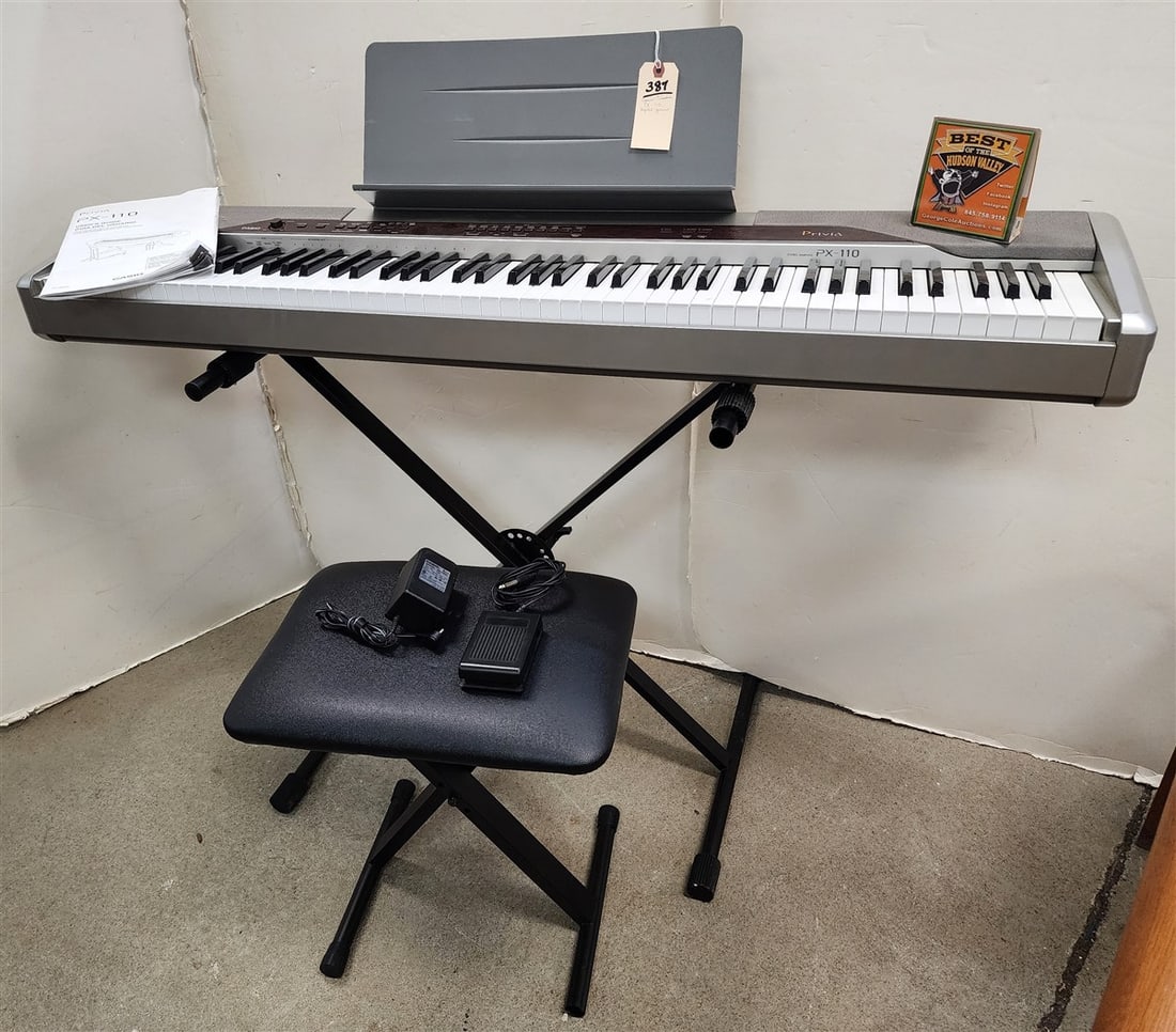 Casio Privia PX-110 Digitial Piano w/Adjustable Stand & Bench: Casio Privia PX-110 Digitial Piano w/Adjustable Stand & Bench