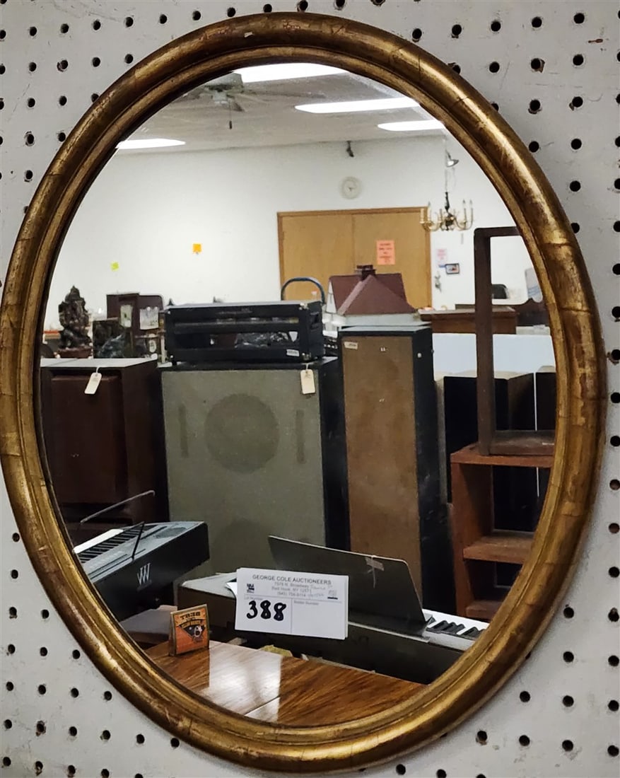Giltwood Framed Mirror 18 1/2" X 16" (1 of 1)