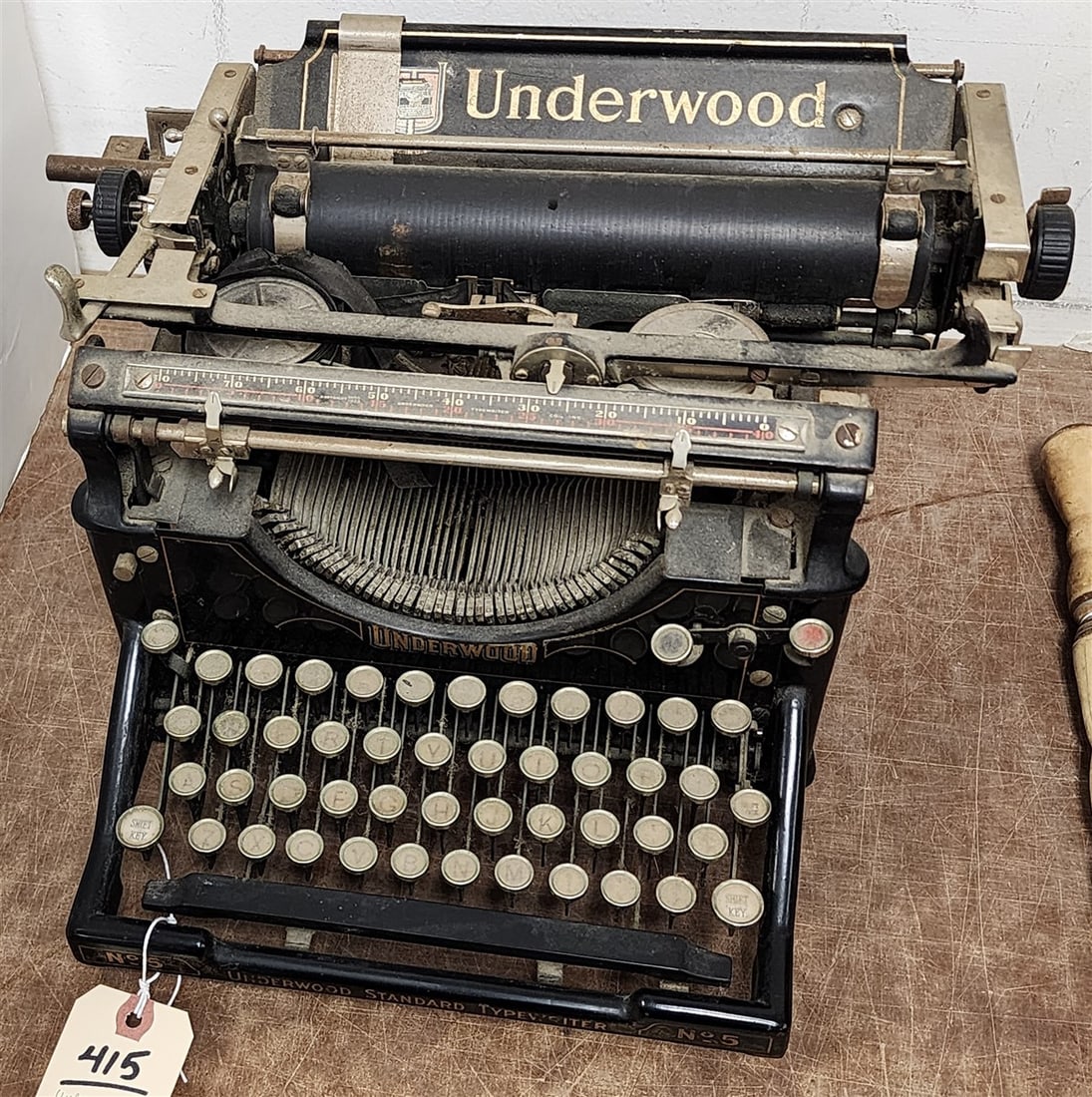 Vintage Underwood #5 Typewriter (1 of 2)