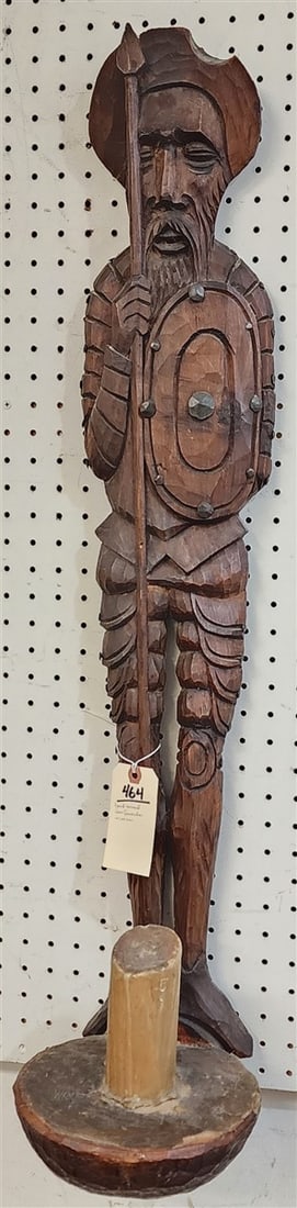 Hand Carved Don Quixote Wall Sconce 37 1/2": Hand Carved Don Quixote Wall Sconce 37 1/2"