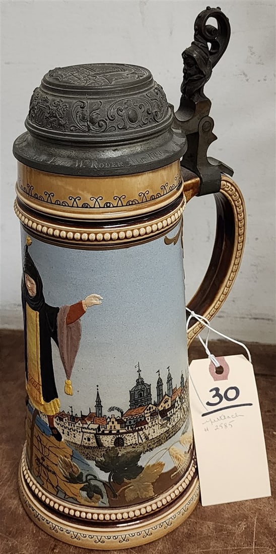 Mettlach Stein #2585 12" (1 of 5)