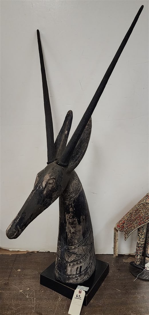 Onyx Cast Ceramic Sculpture 48" H X 20" W X 20" D By Austin Brod (1 of 4)