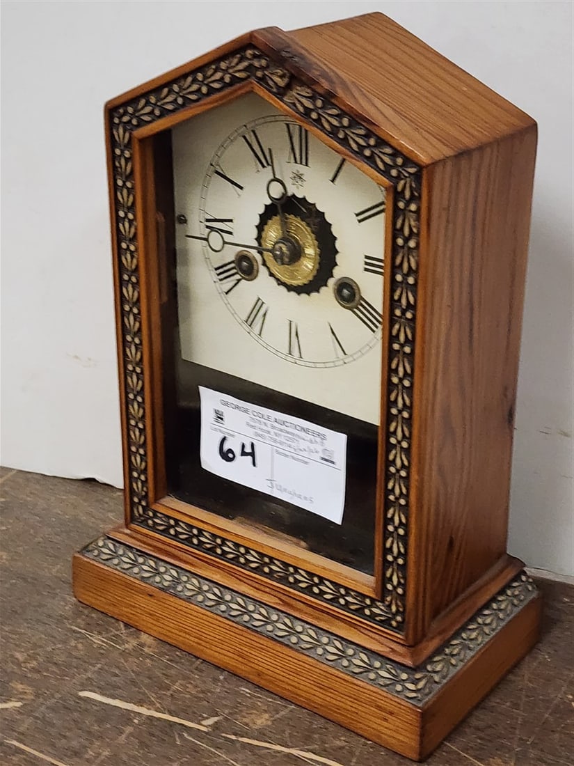 Junghans Mantel Clock 10" H X 7 1/4" W X 4" D (1 of 4)