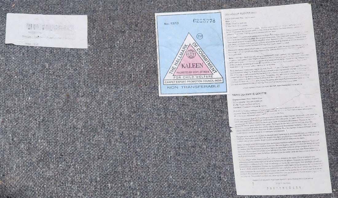 Machine Made Wool Rug 5' X 8'2" - 3