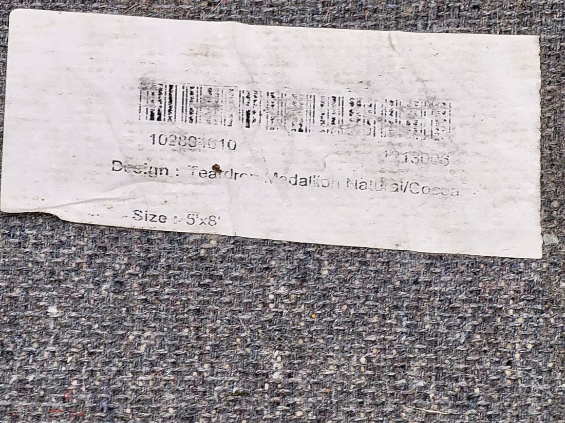 Machine Made Wool Rug 5' X 8'2" - 5