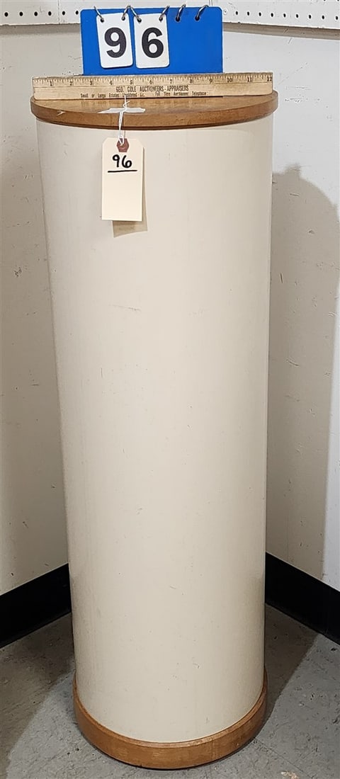 Wood & Fiberglass Pedestal 39" H X 12 3/4" Diam.: Wood & Fiberglass Pedestal 39" H X 12 3/4" Diam.