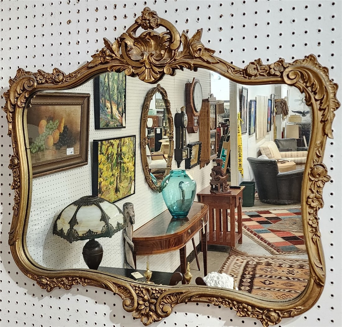 Gilt Framed Mirror 27 1/2" X 31" (1 of 2)