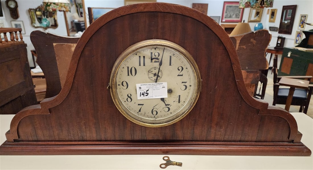 Seth Thomas Mantel Clock 14 1/2" H X 32 1/2" W X 7" D (1 of 2)
