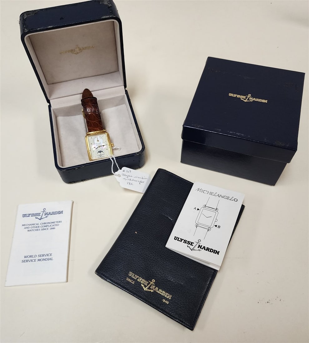 Ulysse Nardin Mechanical Michelangelo Watch 18K (In It's Original Box) (1 of 6)