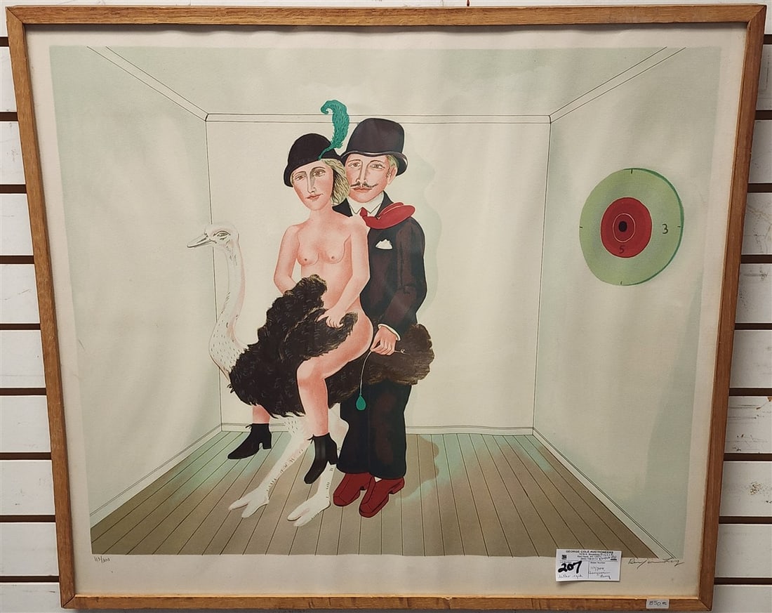 Framed Litho Pencil Sgnd Benjamin Levy 113/300 (1 of 3)