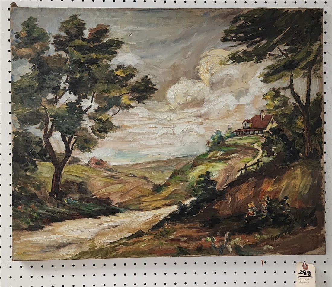 Unframed O/C Landscape Sgnd Gerard 24" X 30" (1 of 2)