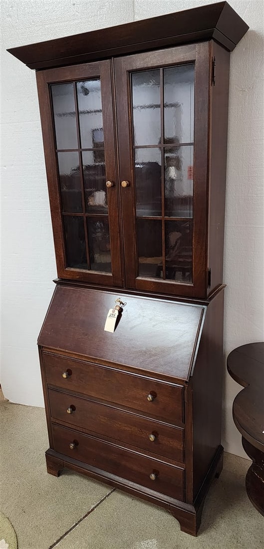 Mahogany Secretary Desk 6'3" H X 34" W X 16" D (1 of 6)