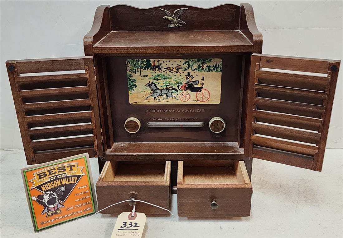 1950's American Spice Chest Radio Model # 484 (1 of 5)
