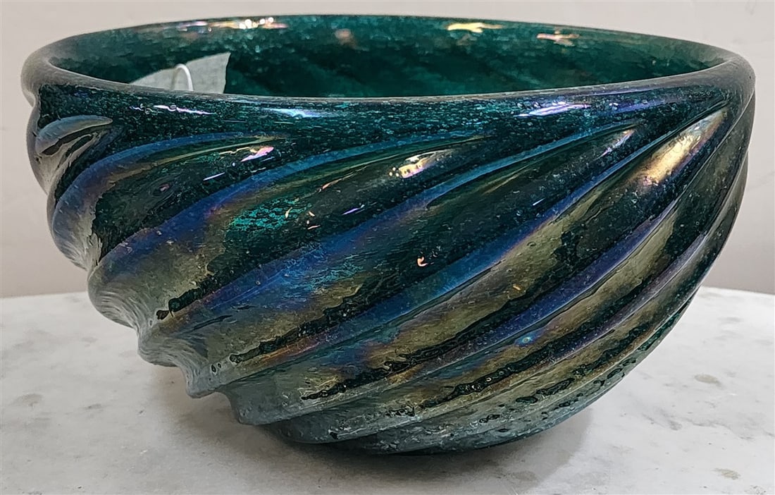 Art Glass Bowl 6" H X 11" Diam.: Art Glass Bowl 6" H X 11" Diam.