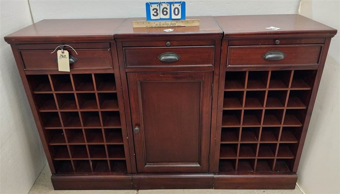 3 Section Cabinet 36 1/2" H X 18" W X 13 1/2" Ea.: 3 Section Cabinet 36 1/2" H X 18" W X 13 1/2" Ea.