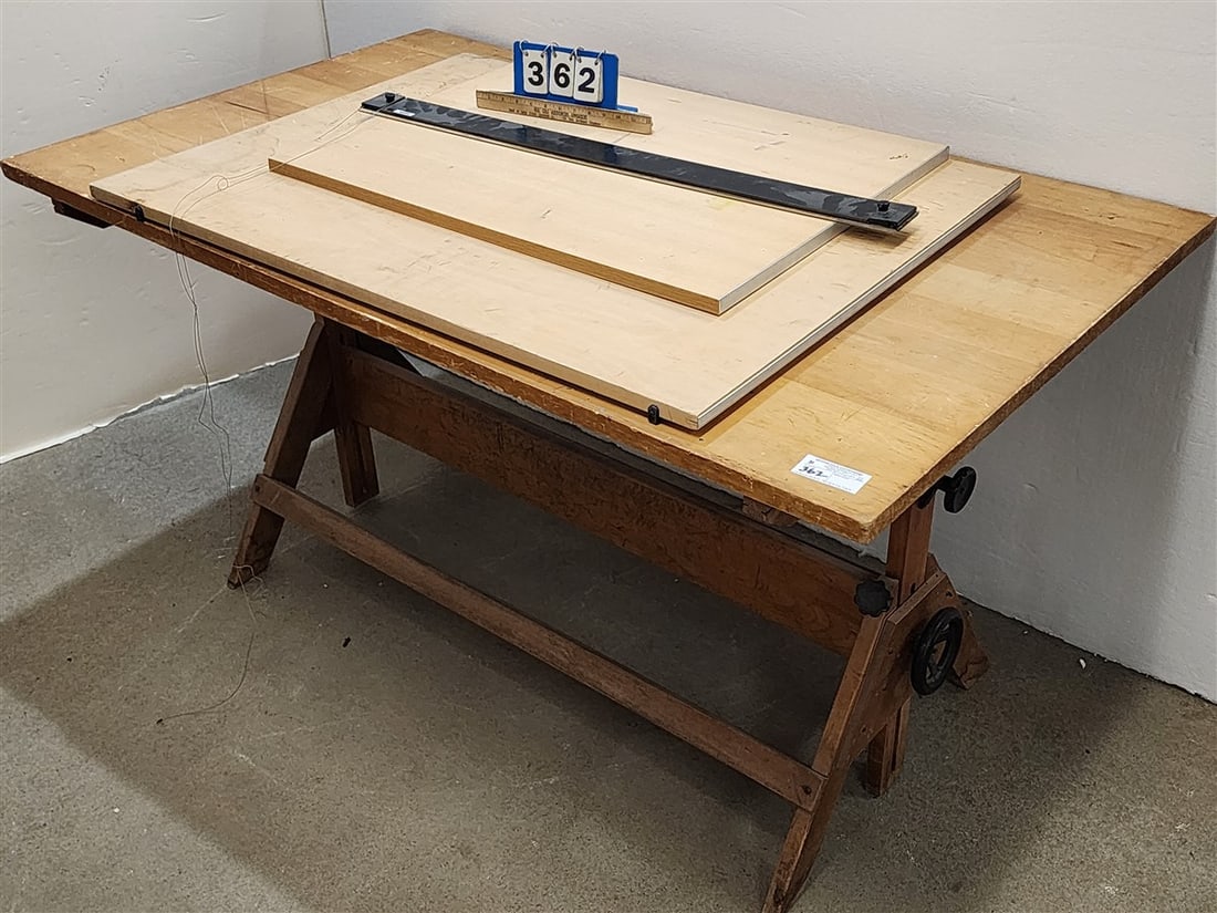Adjustable Drafting Table 32" H X 60" W X 36" D - 2