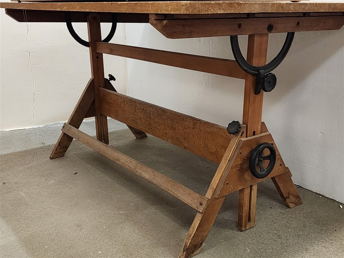 Adjustable Drafting Table 32" H X 60" W X 36" D - 3