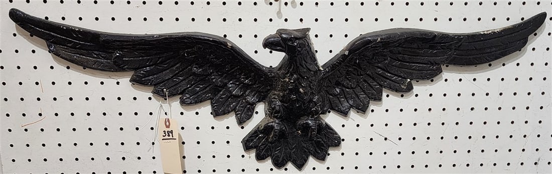 Cast Metal Eagle 9" H X 34" W (1 of 2)