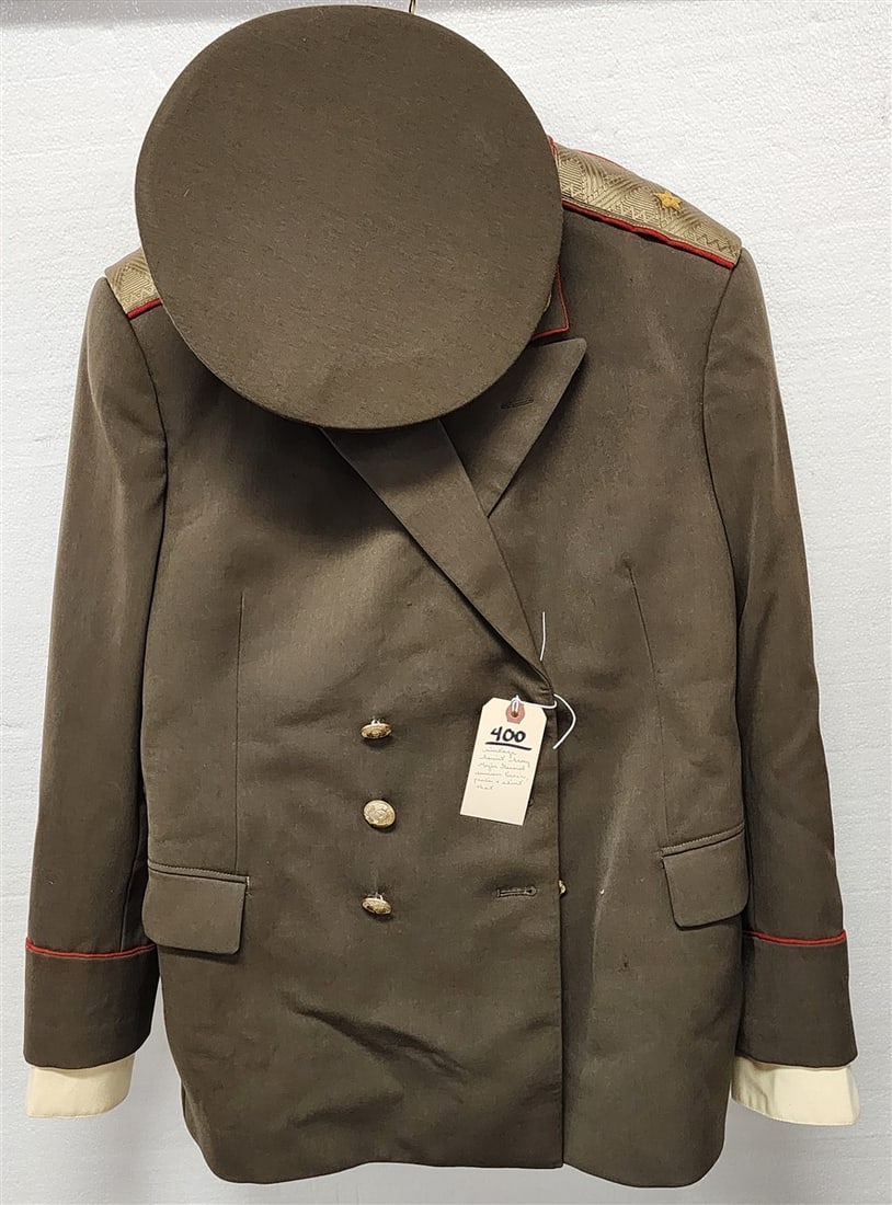 Vintage Soviet Army Major General Summer Dress Tunic + Shirt + Pants + Hat: Vintage Soviet Army Major General Summer Dress Tunic + Shirt + Pants + Hat