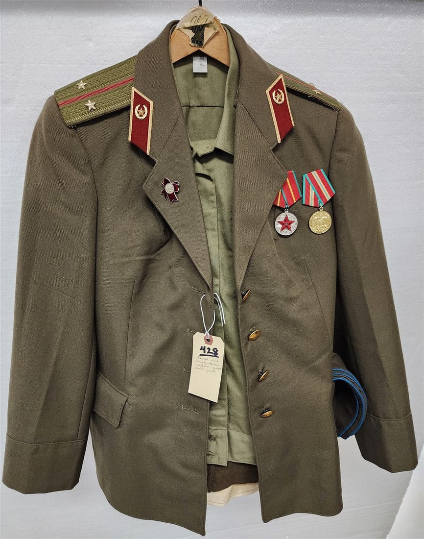 Soviet Union Red Army Officers Uniform - Jacket, Shirt, Pants: Soviet Union Red Army Officers Uniform - Jacket, Shirt, Pants