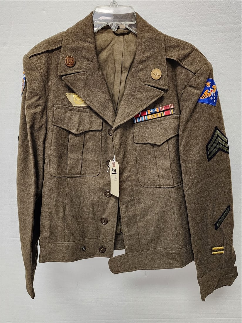 US WWII Army Ike Jacket: US WWII Army Ike Jacket
