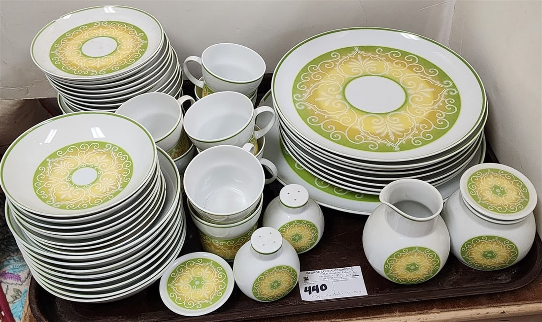 Tray 53 Pc. Noritake 'Mo-Bay' Dinner Service (1 of 5)