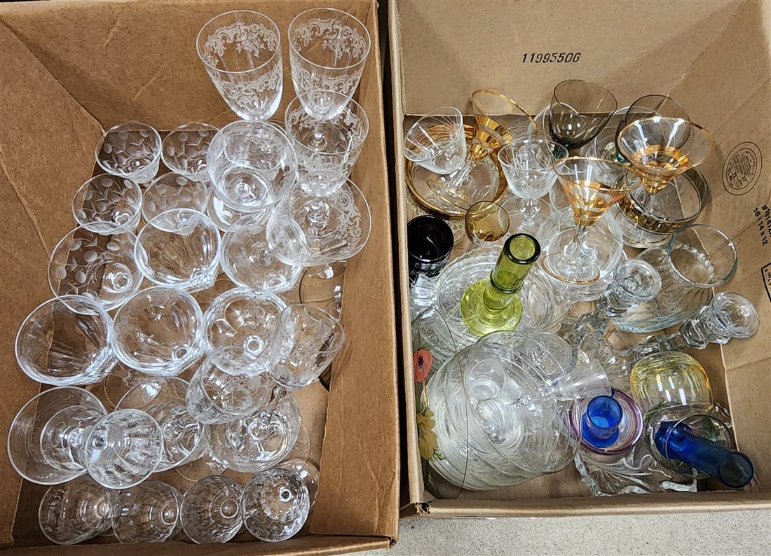 2 Bx's Stemware: 2 Bx's Stemware