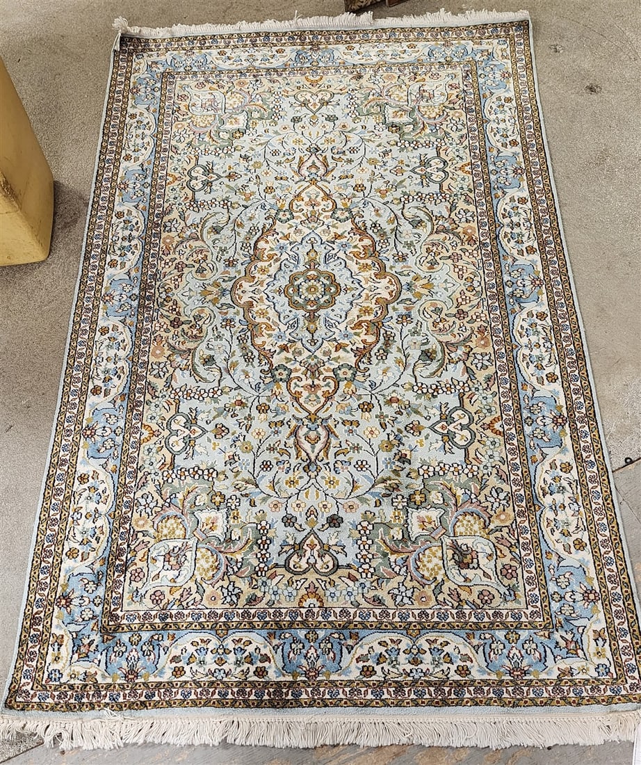 Silk Tabriz 4' X 6'5": Silk Tabriz 4' X 6'5"