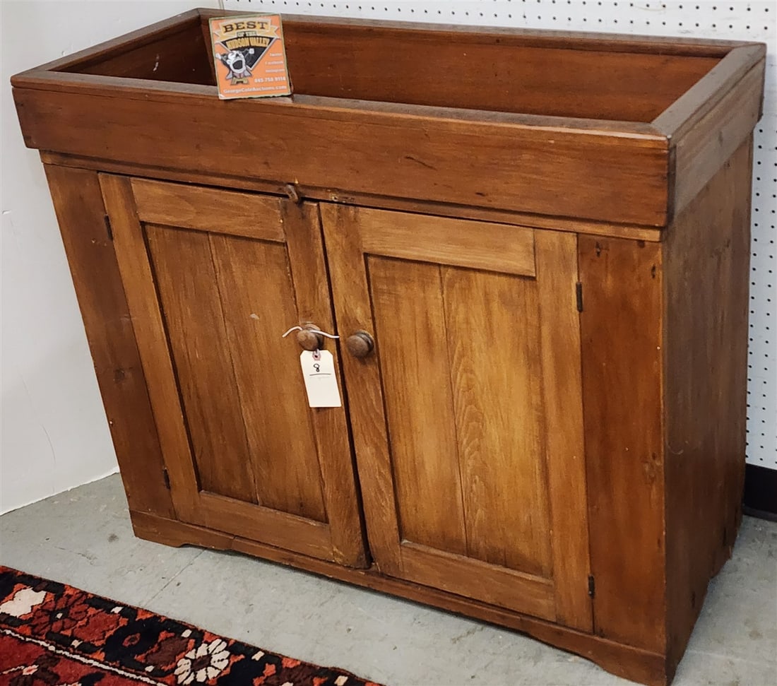 Pine Dry Sink 34" H X 40" W X 17 1/2" D: Pine Dry Sink 34" H X 40" W X 17 1/2" D