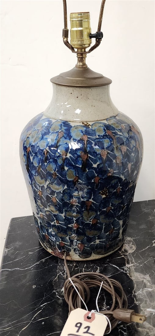 Pottery Vase Table Lamp 27" H (1 of 2)