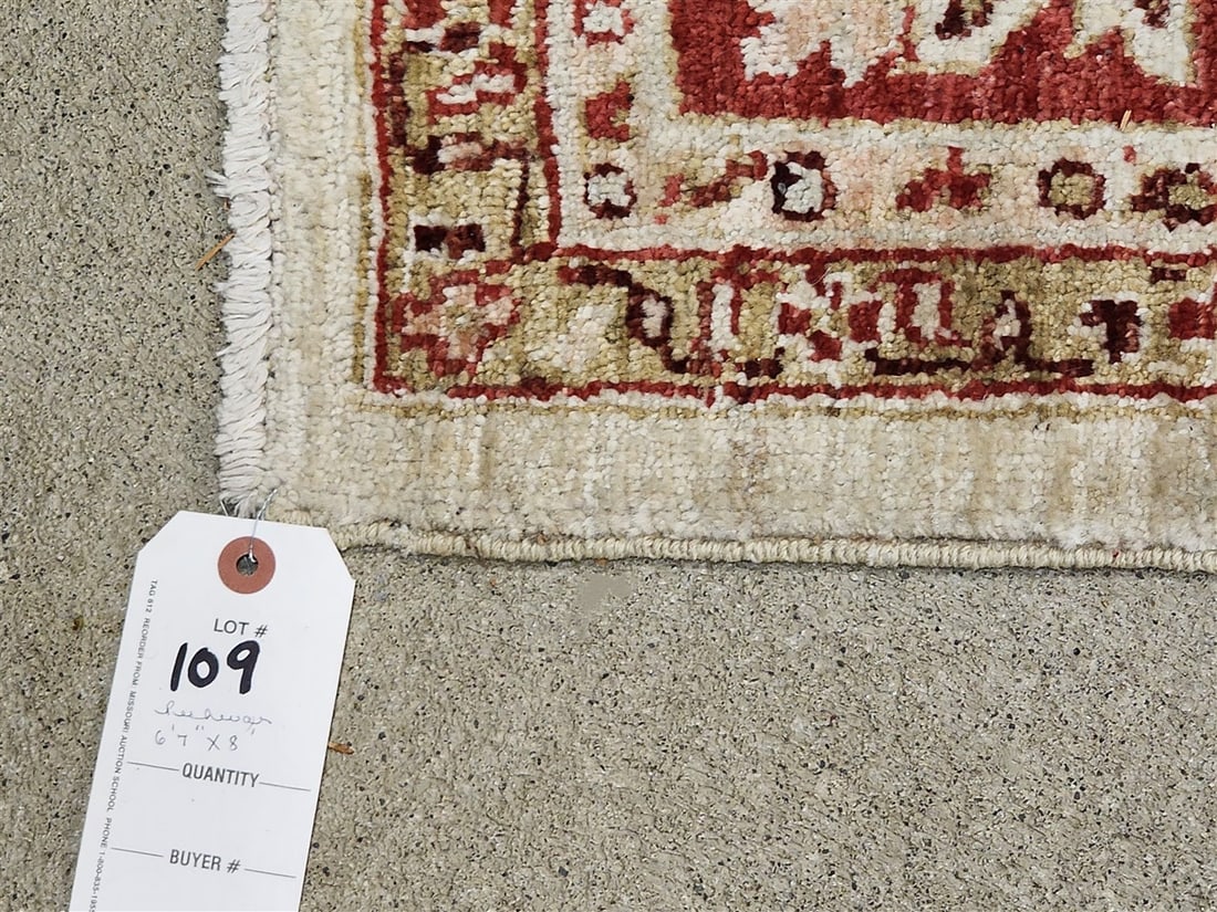 Peshwar Rug 6'7" X 8' - 5