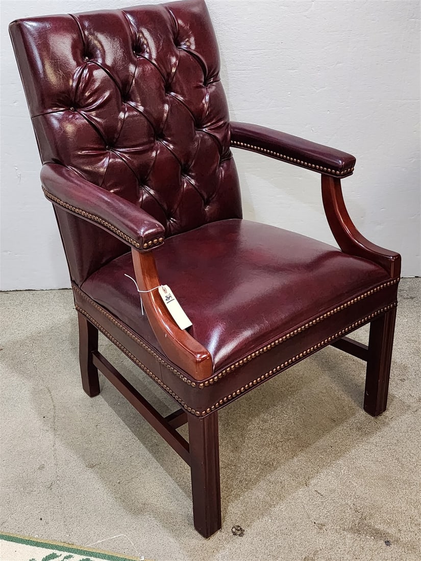 Upholstered Armchair 38 1/2" H X 25" W X 19" D: Upholstered Armchair 38 1/2" H X 25" W X 19" D