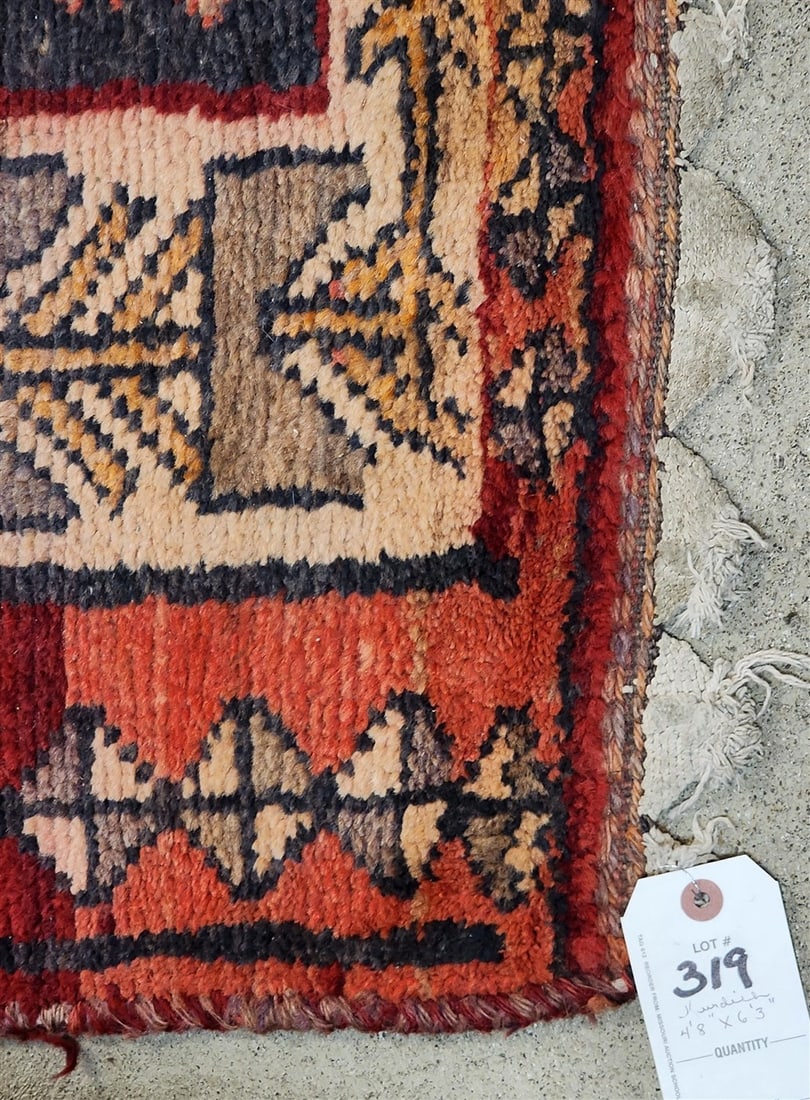 Kurdish Rug 4'8' X 6'3" - 3