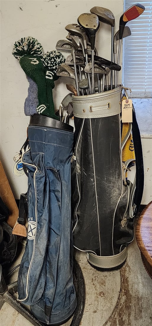2 Bags Of Golf Clubs: 2 Bags Of Golf Clubs