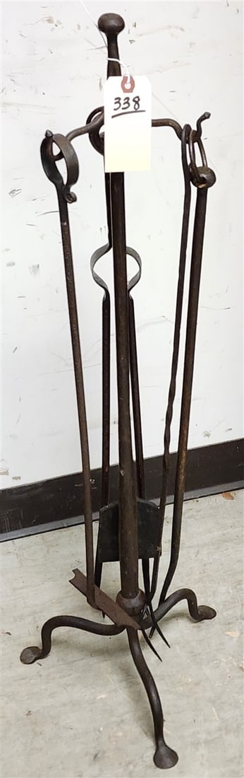 Wrought Fireplace Tools - 2