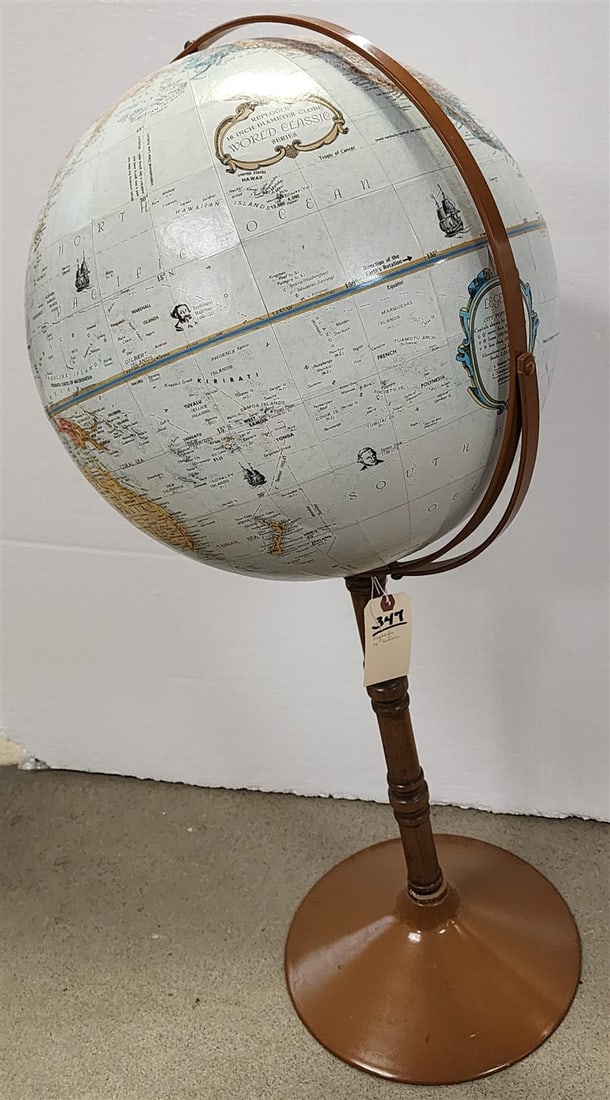 Replogle 16" Diam. Globe On Stand 38" H - 4