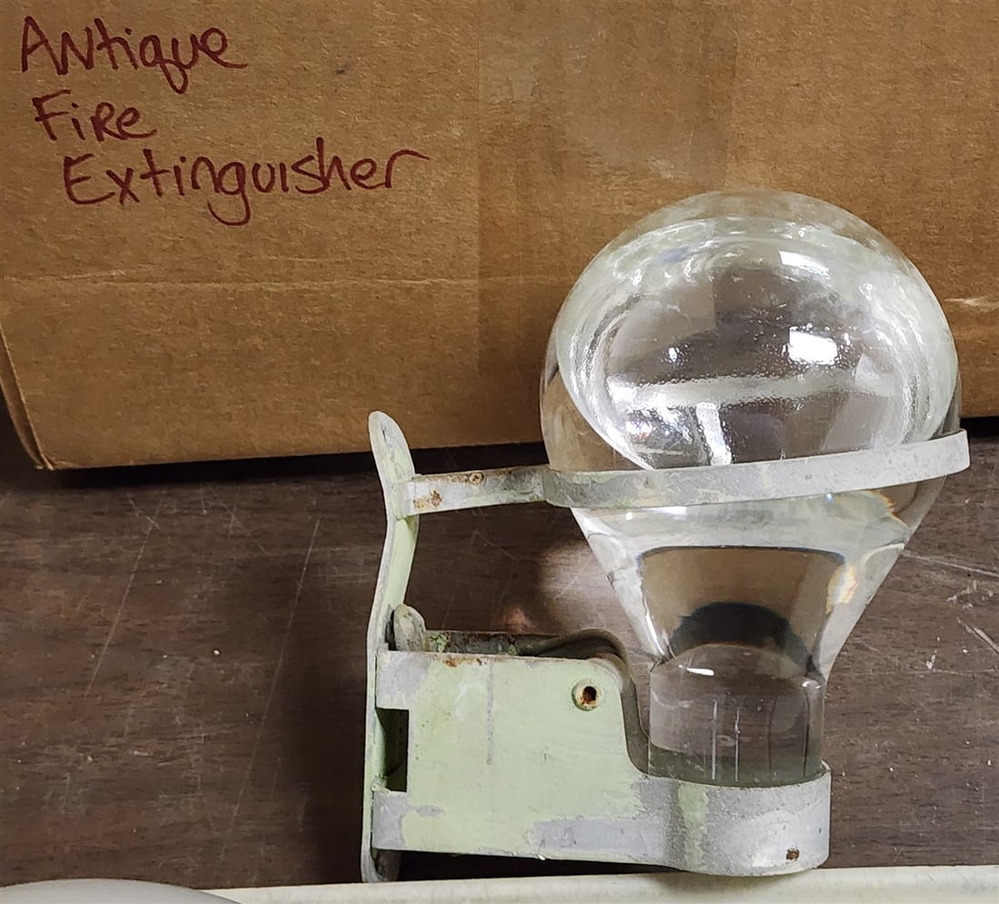 Antique Fire Extinguisher Wall Mount - 2