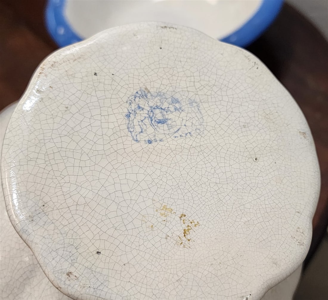 Transferware Pitcher & Bowl Set - 2