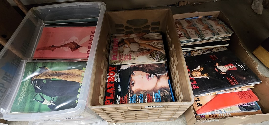 3 Bx's Of 60's & 70's Playboy Magazines: 3 Bx's Of 60's & 70's Playboy Magazines