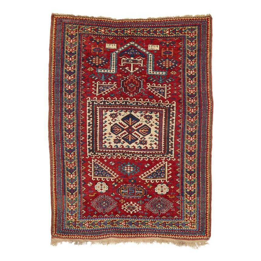 Kazak Prayer Rug (1 of 1)