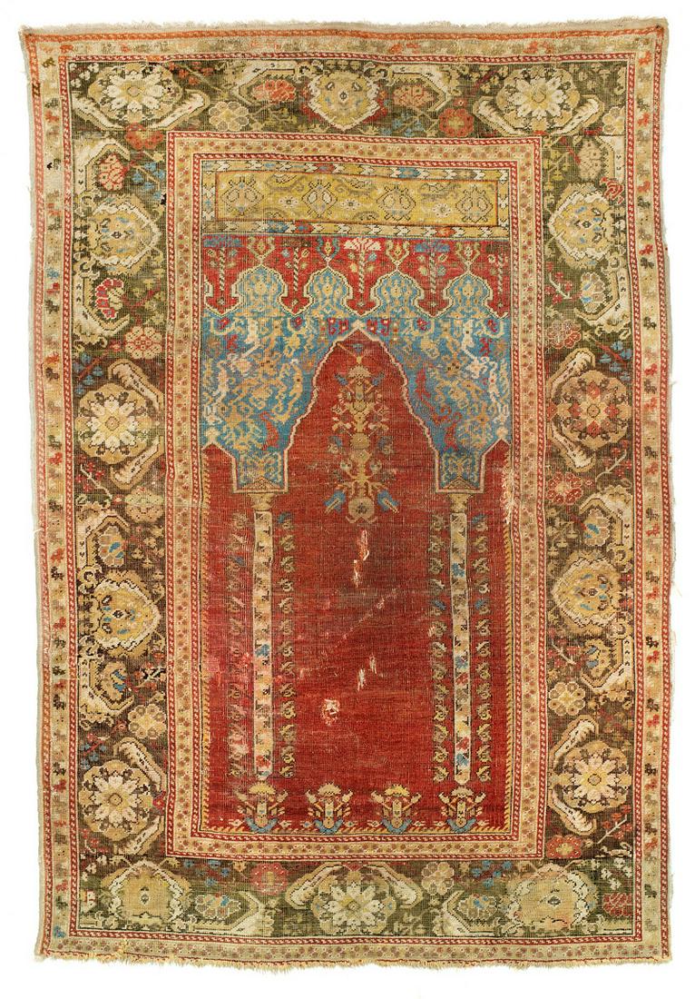 Ghiordes Prayer Rug (1 of 1)