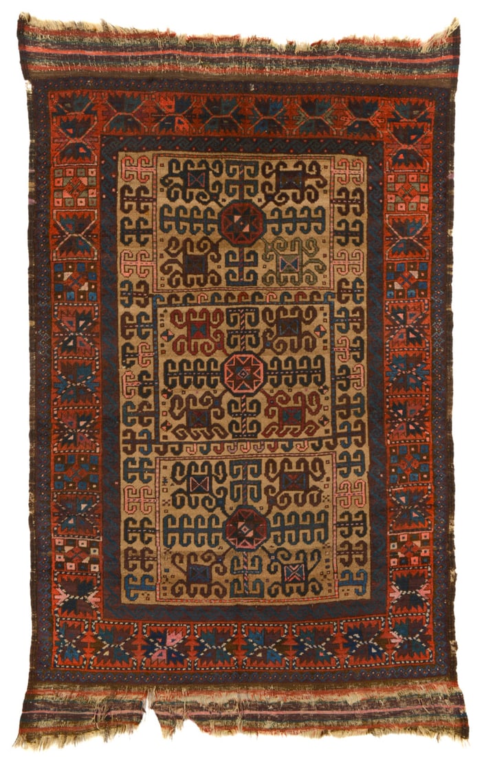 Baluch: ca. 1900, 183 x 109 cm, North East Persia, Khorasan